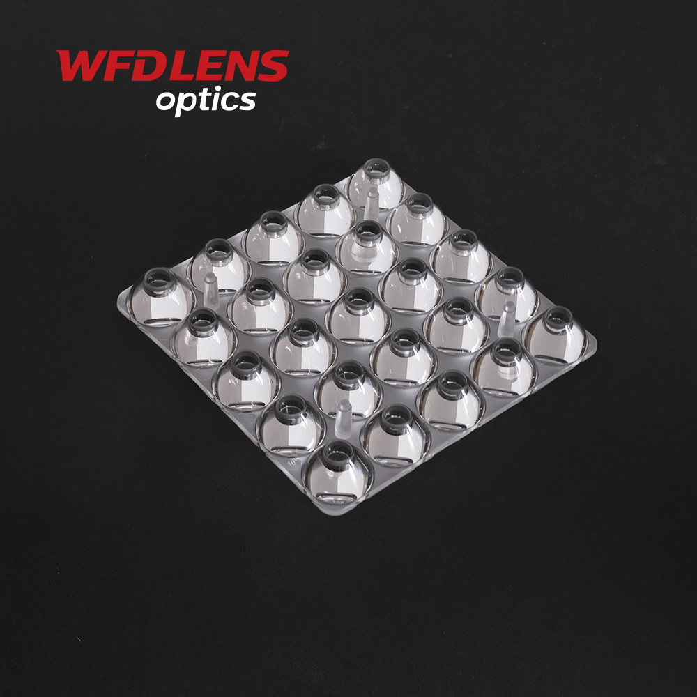 New Arrival 10 Degree 5050 Led Lens 75mm Led Optical Lens For Stadium Lights