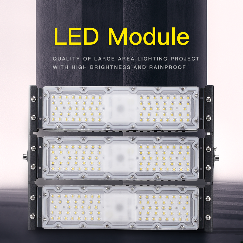 Outdoor Sport Projector with 600W-1000W LED Module IP66 Stadium Football Tunnel Flood Light Exterior Spotlight