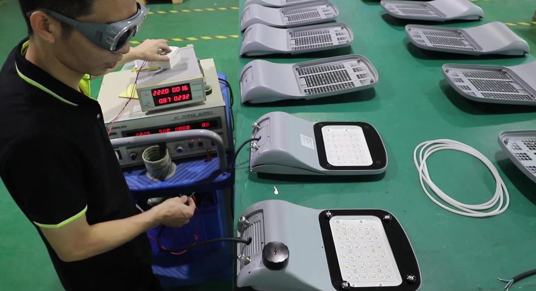 Lijah Light LED product quality testing process in factory