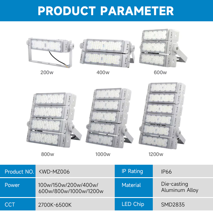 Outdoor Waterproof Ip66 High Lumens 200w Flood Light Sports Stadiums Lighting Led Tunnel Light