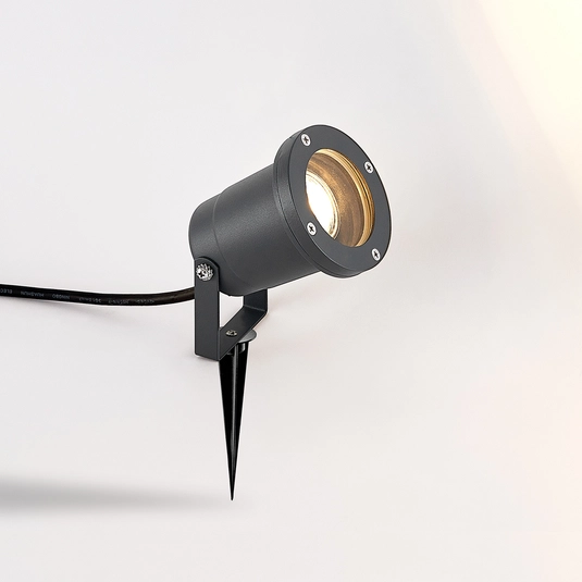 Adjustable Head Spot MR16 12V Garden Light Black Die-cast Aluminum Waterproof Exterior LED Light Source