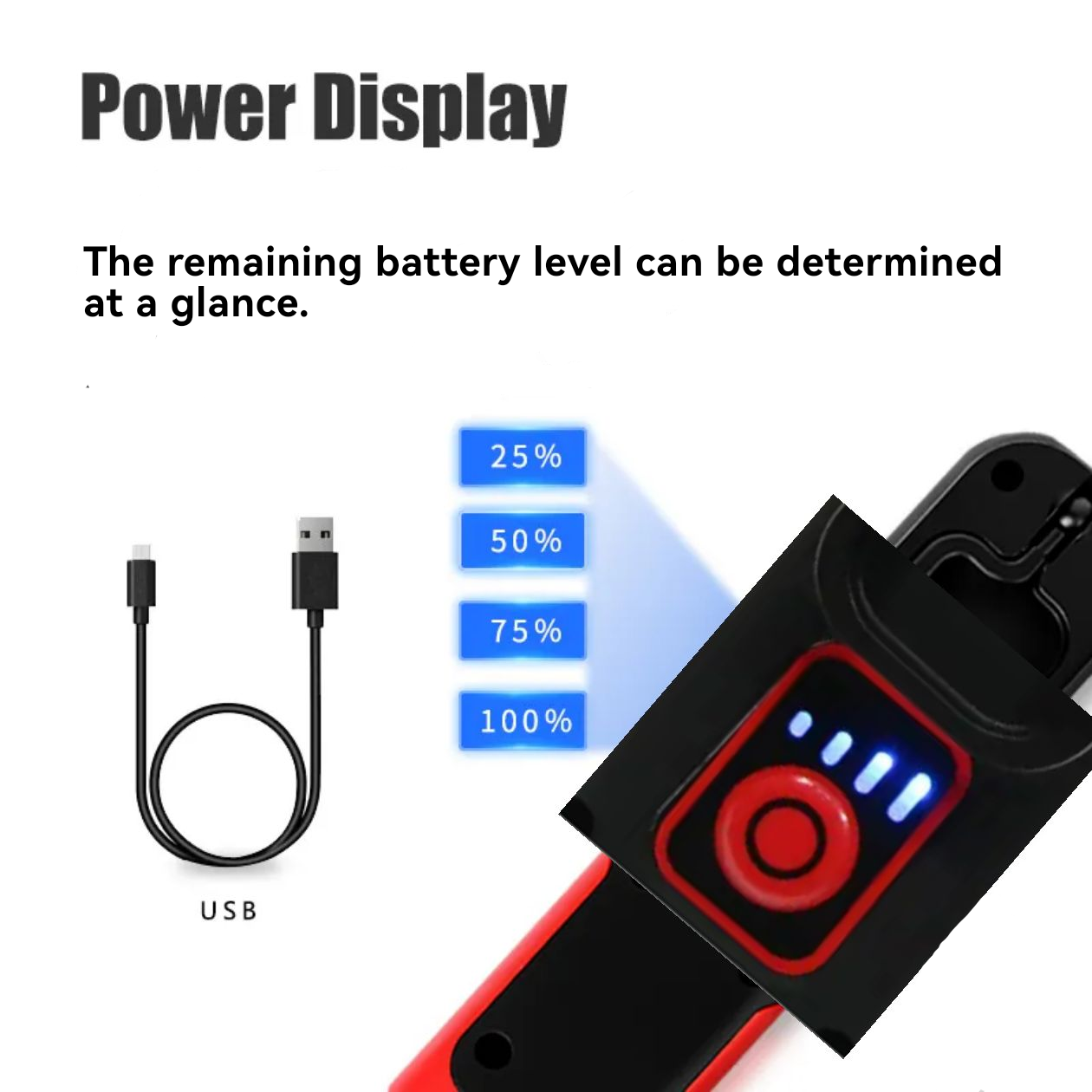 LED Work Light Angle View