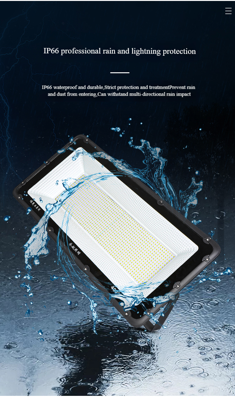 400W AC 220V Led Smd Exterior Spot Spotlight Focos Luce Wall Lighting Floodlight Lamp Reflector Slim Outdoor Flood Light