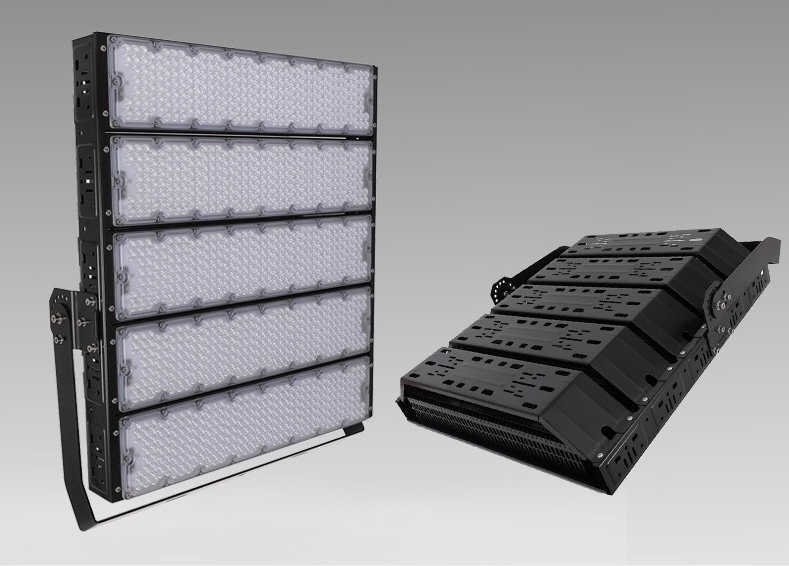 High Efficiency 120000 Lumens Floodlight IP65 Waterproof 200W 400W 600W 800W 1000W 1200W Sports Stadium Lights Led Flood Light