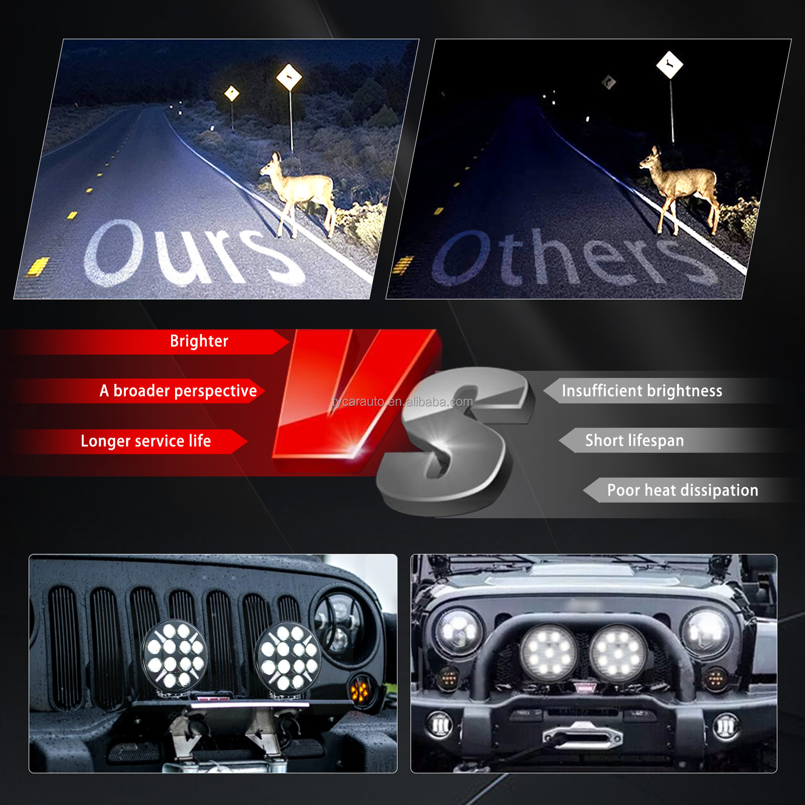 9 Inch 120W Led Driving Light Detail 3