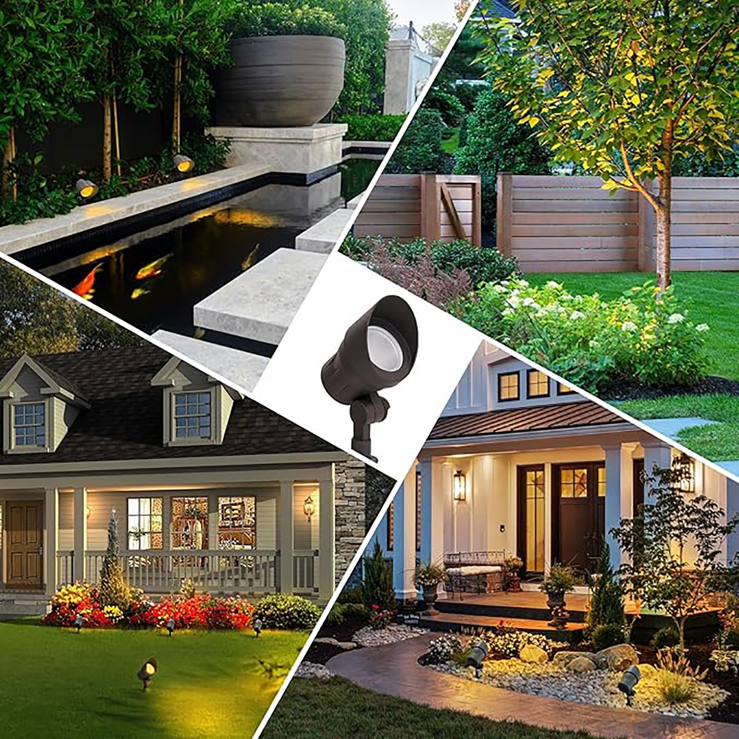 24v Aluminum Outdoor Waterproof Led Garden Lawn Street Spotlight Spike Decorative Light 12v Waterproof for Home