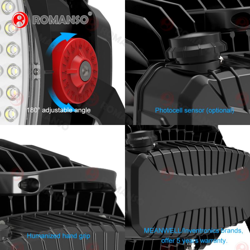 600W 800W 1000W High Mast LED Flood Lights for Outdoor Stadiums COB Chip with IP66 Rating