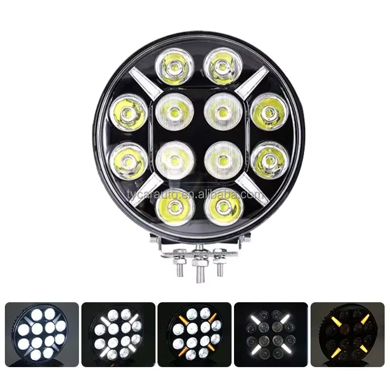 9 Inch 120W Led Driving Light Structural Drawing 1