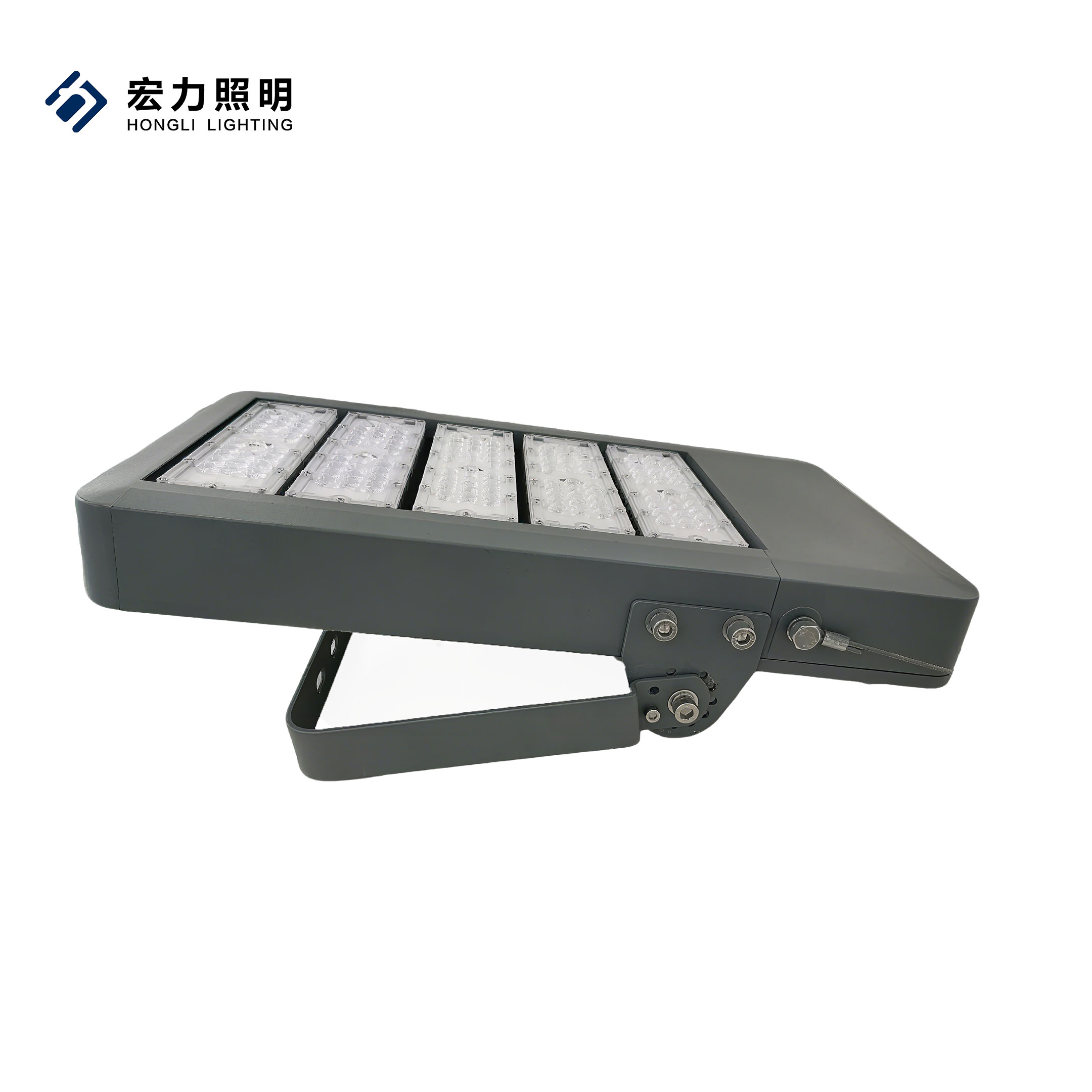 HongLi High Brightness 150lm/W 200W IP66 Outdoor Tunnel Lighting AC220V LED Stadium Light Aluminum Body 3000K CRI>70