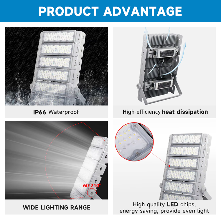 Outdoor Waterproof Ip66 High Lumens 200w Flood Light Sports Stadiums Lighting Led Tunnel Light