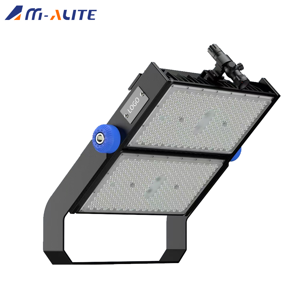 LED Stadium Light Outdoor IP66 High Bright 130000 Lumens Flood Light 500W Sport Court Gym Stadium Lamp