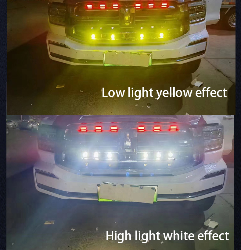 Car Spotlights Led Grille Lights Detail 2
