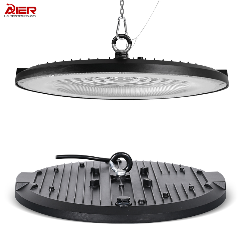 Hanging Industrial Lamp UFO High Bay Light 100W 150W 200W IP65 Waterproof DOB LED for Warehouse Workshop Factory Lighting