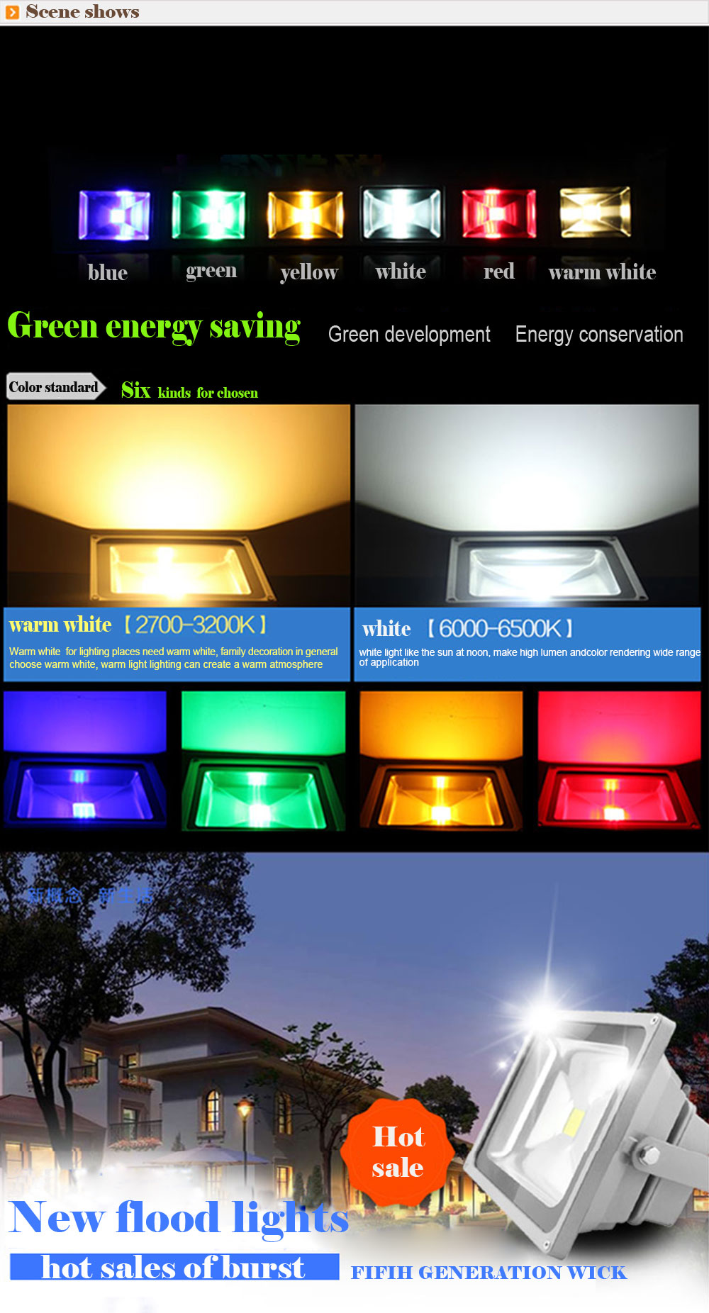 LED Boat Lighting Projector 12V 24V 48V DC LED Marine Flood Lights
