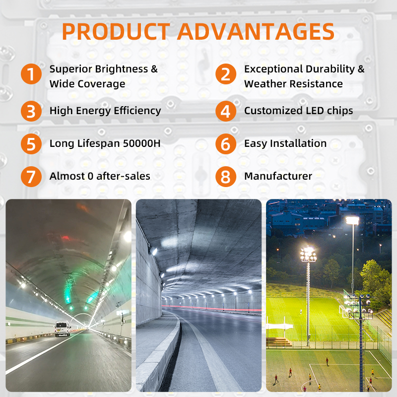 STL 130LM/W 5 Years Warranty Module Tunnel Led Flood Light Outdoor Manufacturer