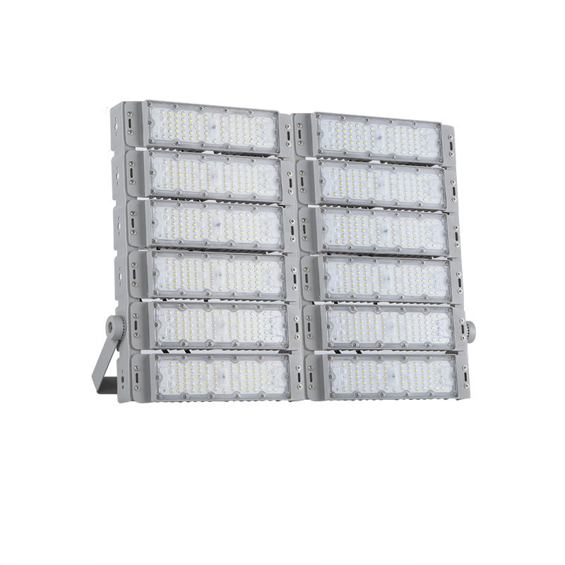 Customized Factory Aluminum LED Tunnel Lights High Mast Outdoor Full-Power 400W-600W IP66 Gymnasium Stadium Construction Site