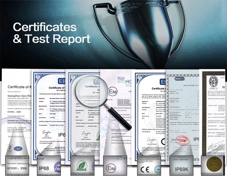 Certifications Proof
