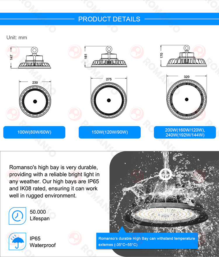 UFO LED High Bay Light Show 2