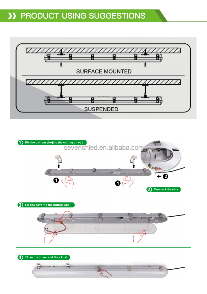 LED Tri-proof Light Detail 6