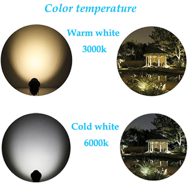 Pole Led Garden Outdoor Post Top IP65 Waterproof Outdoor 3w Outdoor Aluminum Warm White Pure White Garden Led Spike Light