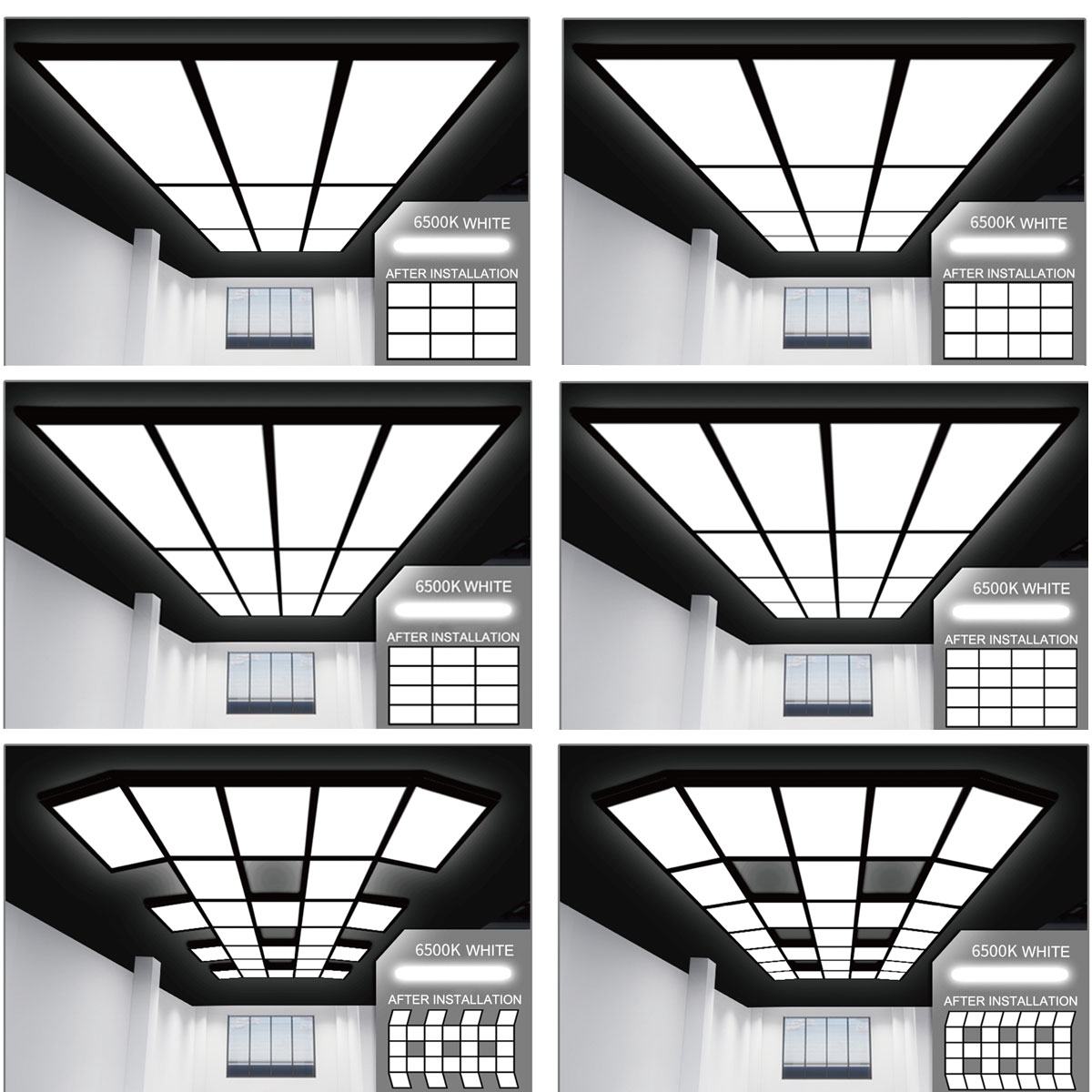 Garage LED Light Installation Detail