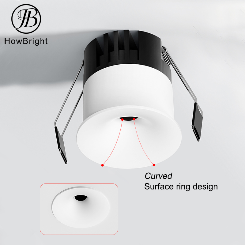 Arc Annular Style Downlight LED Recessed LED Downlight Narrow Border 12W Recessed LED Downlight Spot Lighting