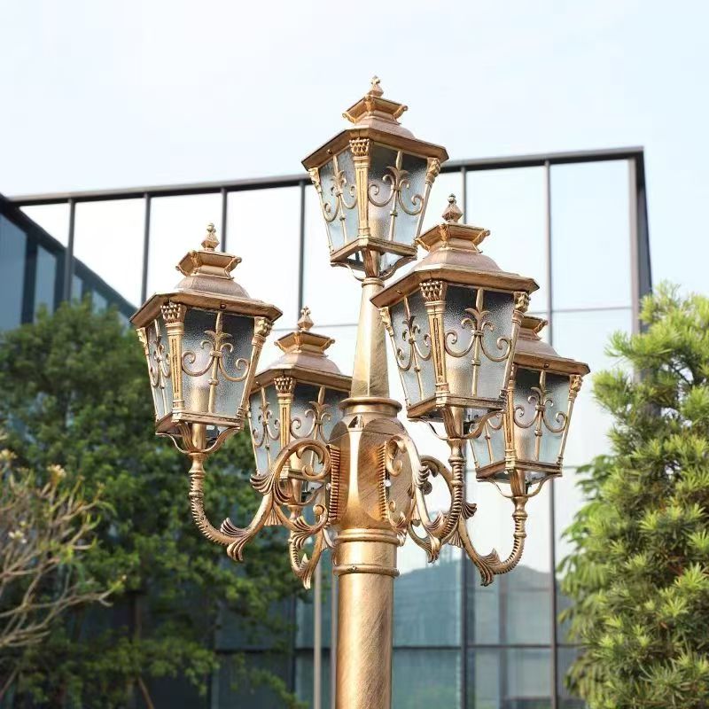 Acorn LED Post Top Light 40W 60W 80W Aluminum Body IP65 CCT Changeable 6000LM Ra70 Garden Application AC Power 5-Year Warranty