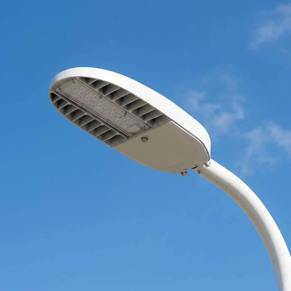 RoHs CE IP65 IK08 30W 50W 80W 100W Outdoor Waterproof LED White Street Lights Dusk To Dawn With Smart Sensor