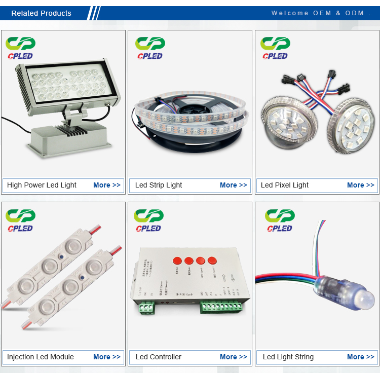Related Lighting Products Display