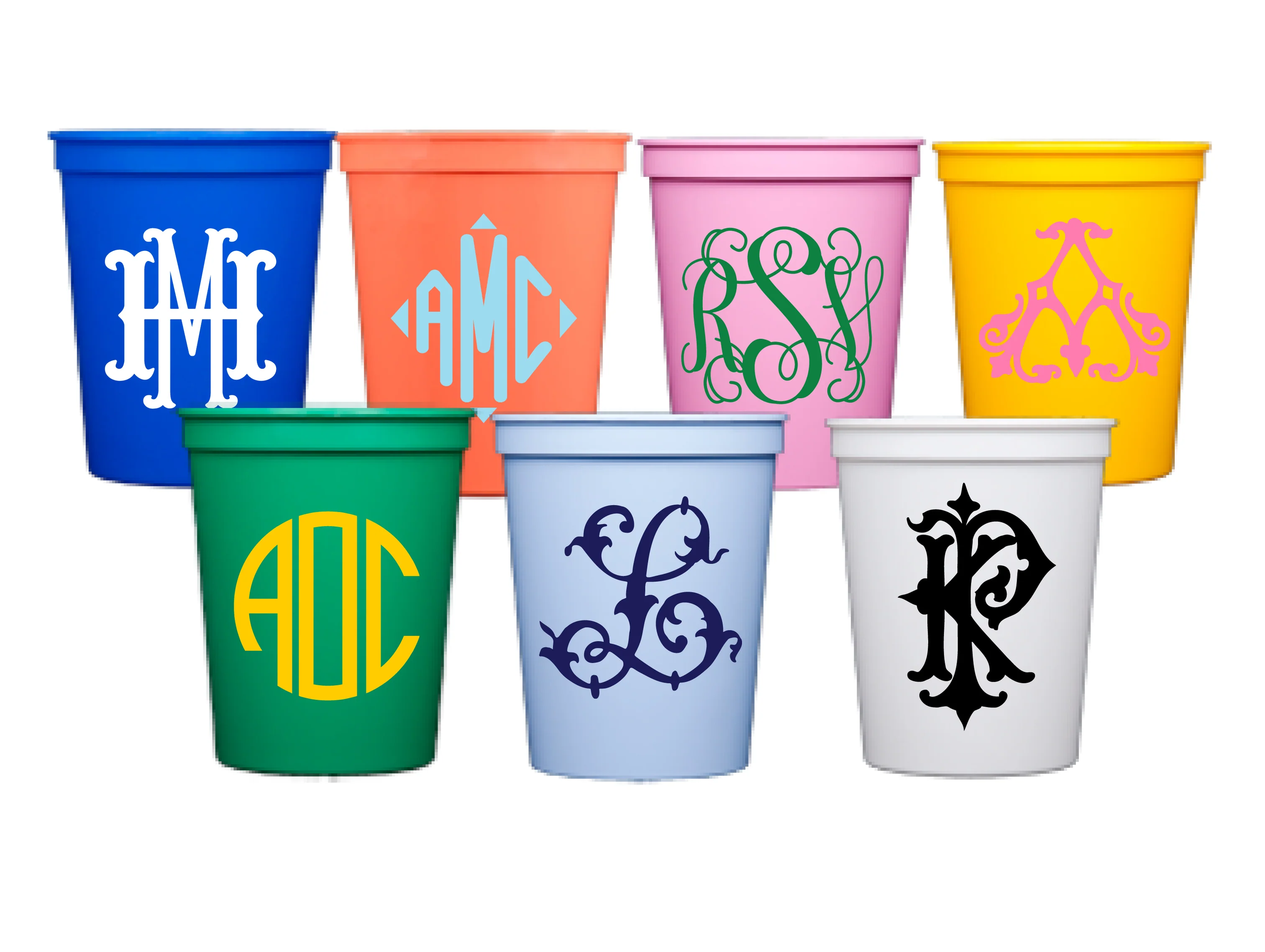 Vasos Para Estadios Personalized Custom Made Reusable Plastic 12 16 OZ Wedding Stadium Cups with Logo