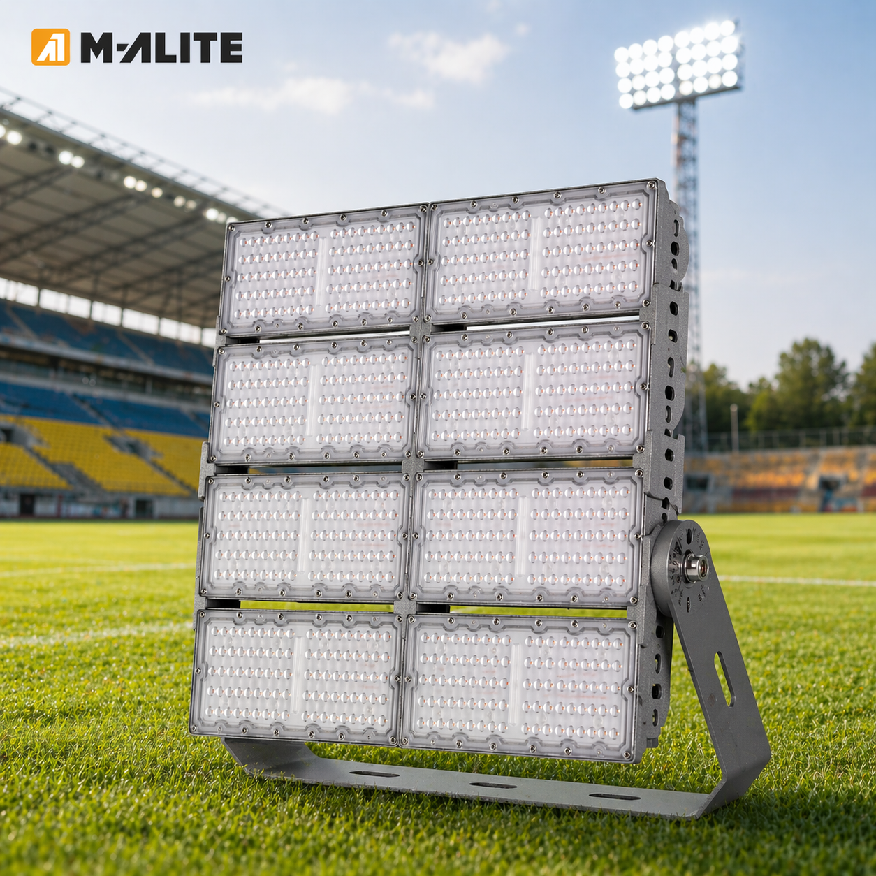 Efficient High Power LED Flood Light For Sports Field Warehouse Parking Lot And Roadway Outdoor Lighting
