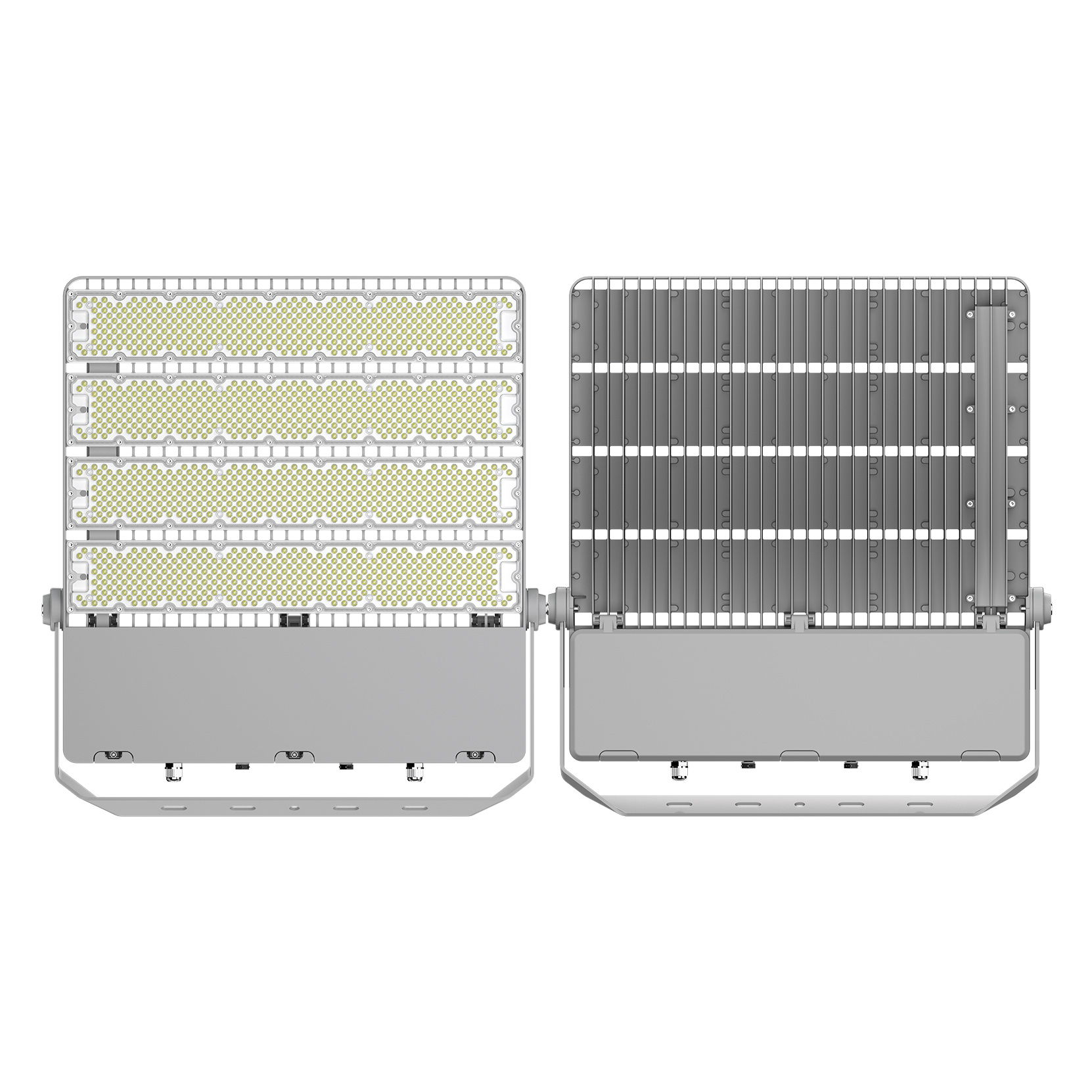 High Lumen Die-Cast Aluminum Basketball Court Outdoor Sports Field High Mast Light Ip65 500w 750w 1000w Led Stadium Light