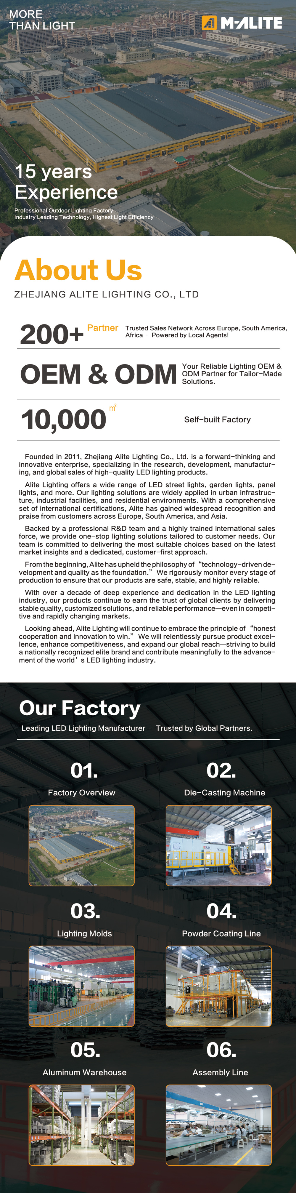 Industrial LED street light view 5