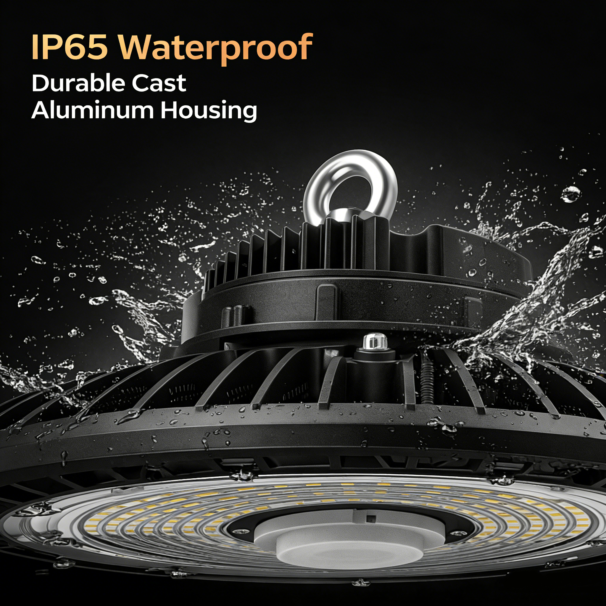 LED UFO HighBay 150-200LM/W,IP65Waterproof,ETLCE,Warehouse Factory Industrial Light