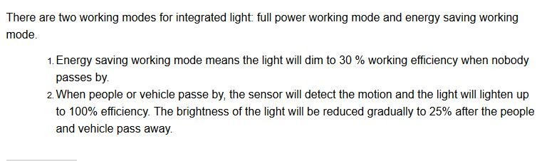 Product Sensor Detail