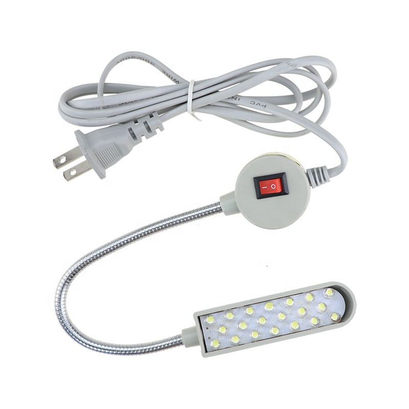 20LED Industrial Sewing Machine Lighting Lamp Clothing Machine Accessories Work Light 360 Degrees Flexible Gooseneck