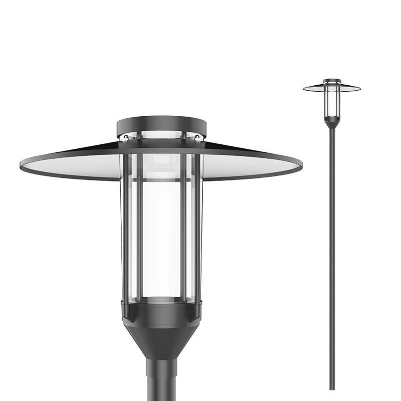 Catenary LED Aluminium Street Lamp Post 30w 60w Post Top Led Garden Lights