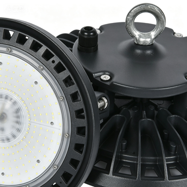 100W 150W 200W 300W LED High Bay Light IP65 Waterproof UFO DOB High Bay Lamp Three Years Warranty for Warehouse Factory Workshop