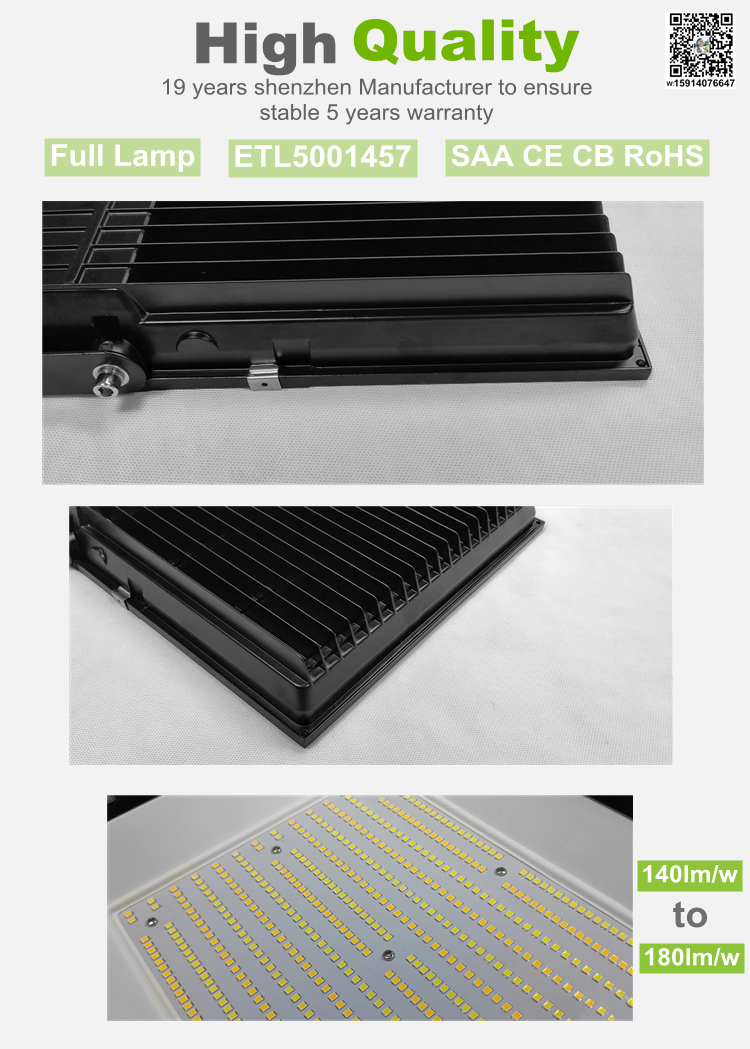 2023 Cct Changeable Led Flood Light 50w 150w 250w Adjustable Power Flood Light Luminaires With Sosen Meanwell Lifud Driver