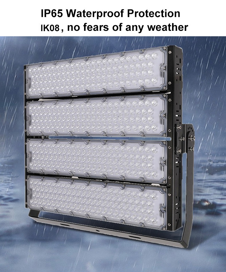 High Efficiency 120000 Lumens Floodlight IP65 Waterproof 200W 400W 600W 800W 1000W 1200W Sports Stadium Lights Led Flood Light