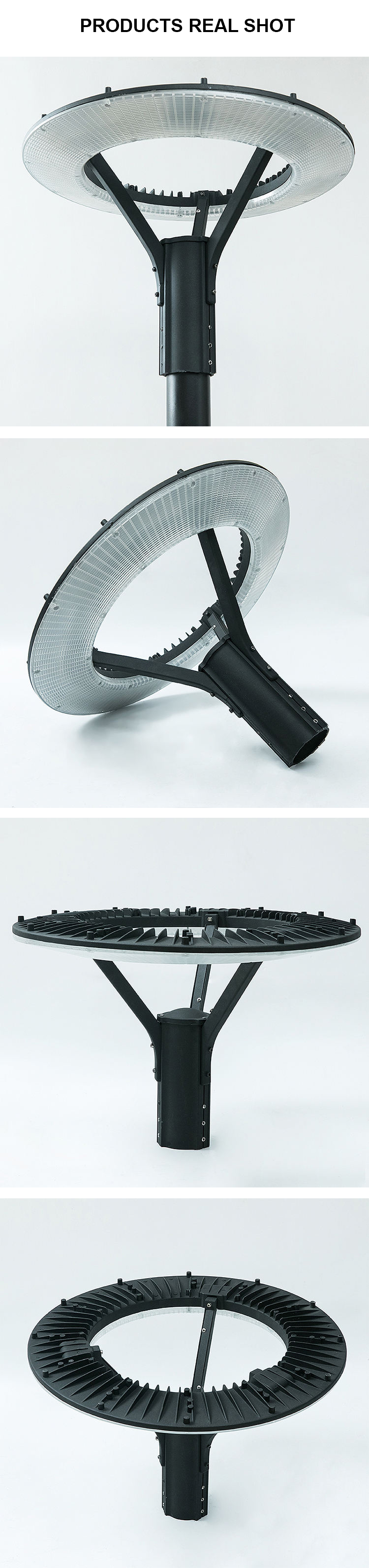 Circular Post Top Lighting Garden Lights Features