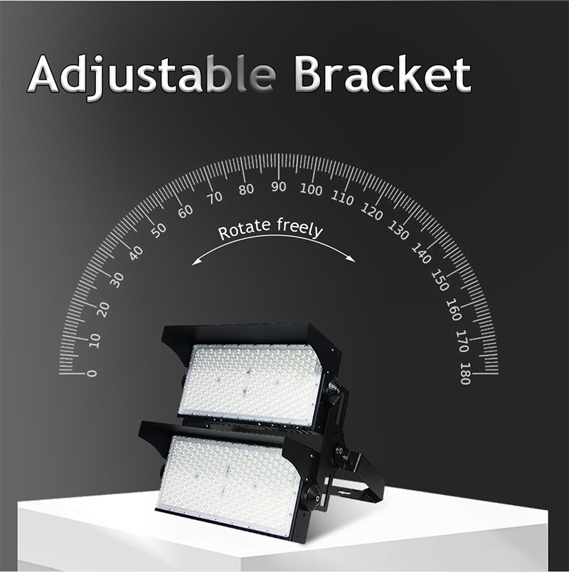 High Power Modular 500W 1000W 1500W 2000W IP65 Outdoor Waterproof High Mast Sports Led Stadium Light