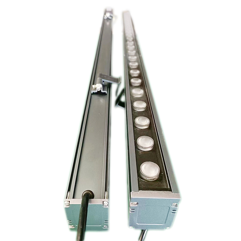 Linear Wall Washer Light Dmx512 RGB Dc24v Led Building Light Strip 18w 24w 36w Wall Lamp Outdoor Architectural Lighting