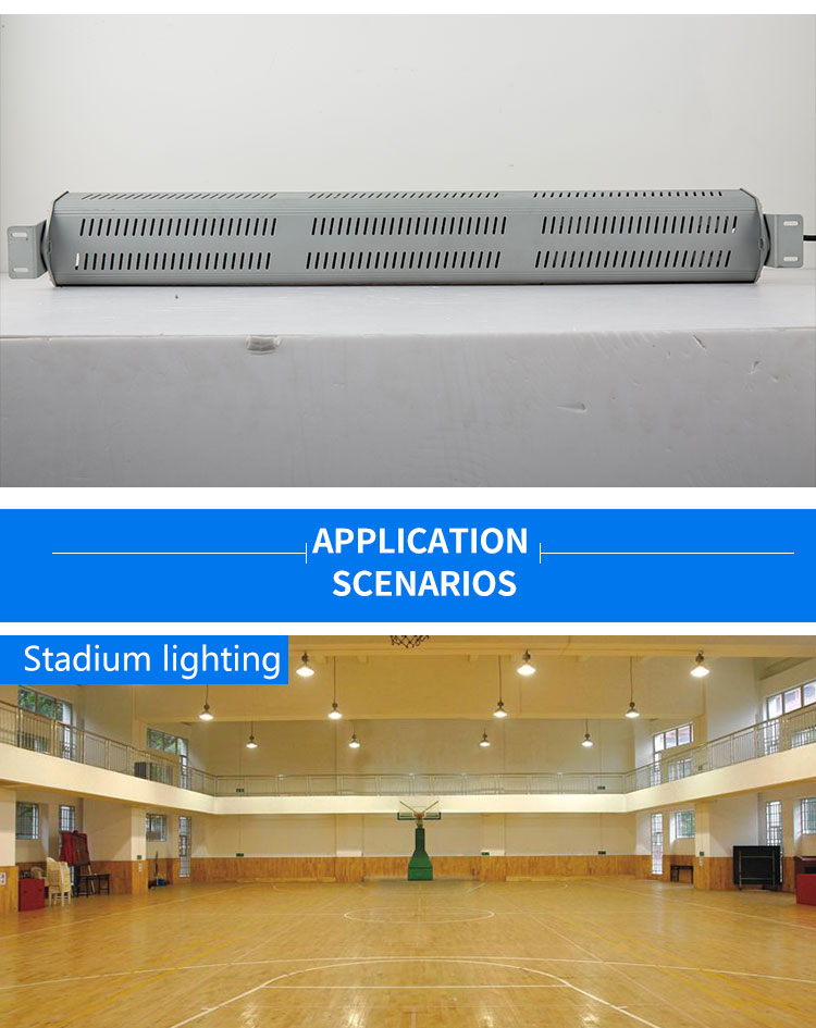 High quality aluminum waterproof Tunnel Lighting outdoor linear high bay light