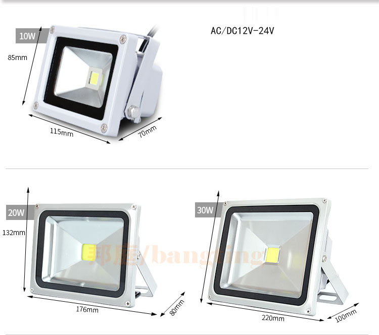 LED Boat Lighting Projector 12V 24V 48V DC LED Marine Flood Lights