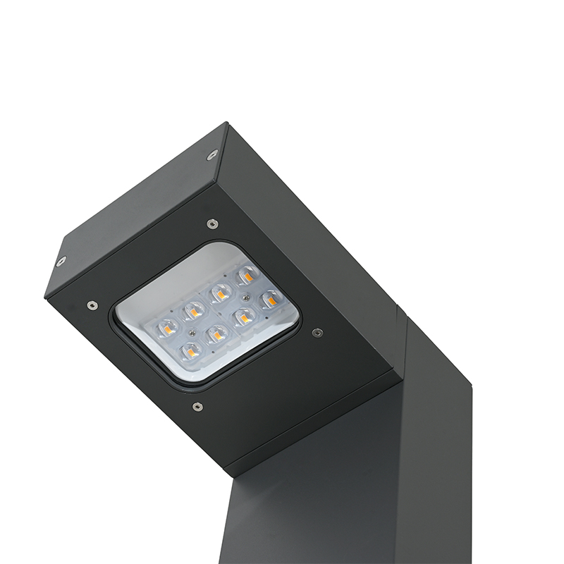 Modern Minimalist LED Post Top Garden Light Fixture Aluminum Housing Outdoor Decorative Pole Lamp for Urban Park &amp;Road