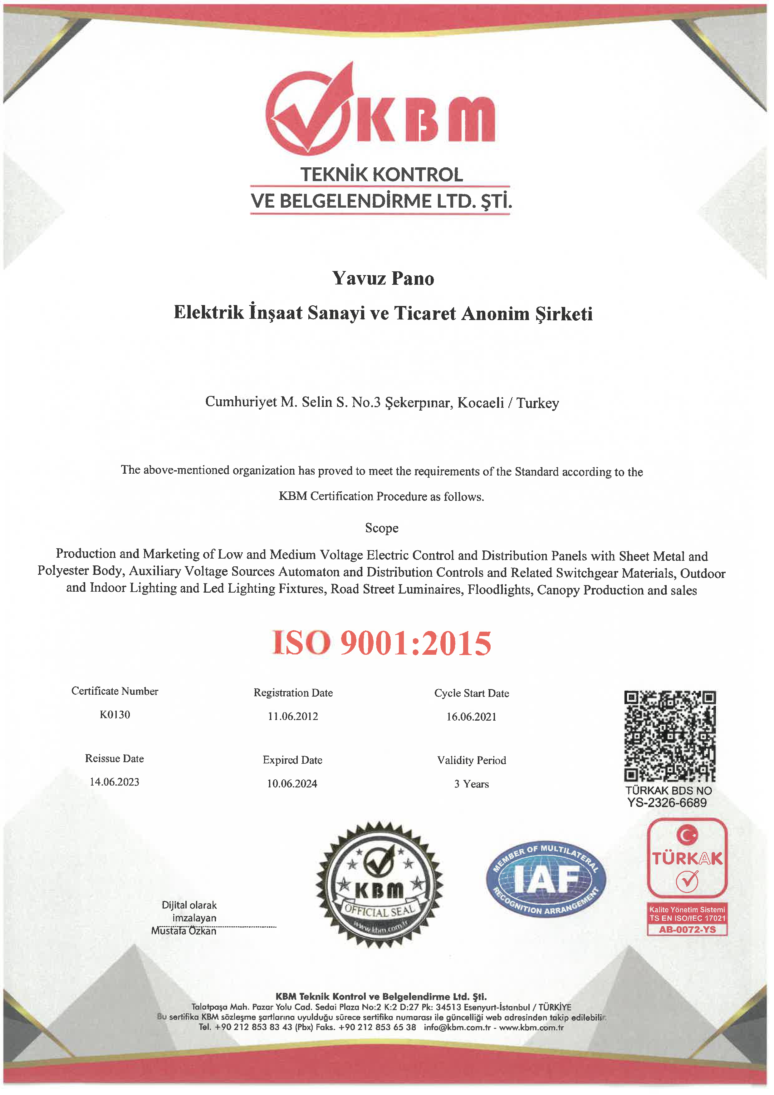 Certification 1