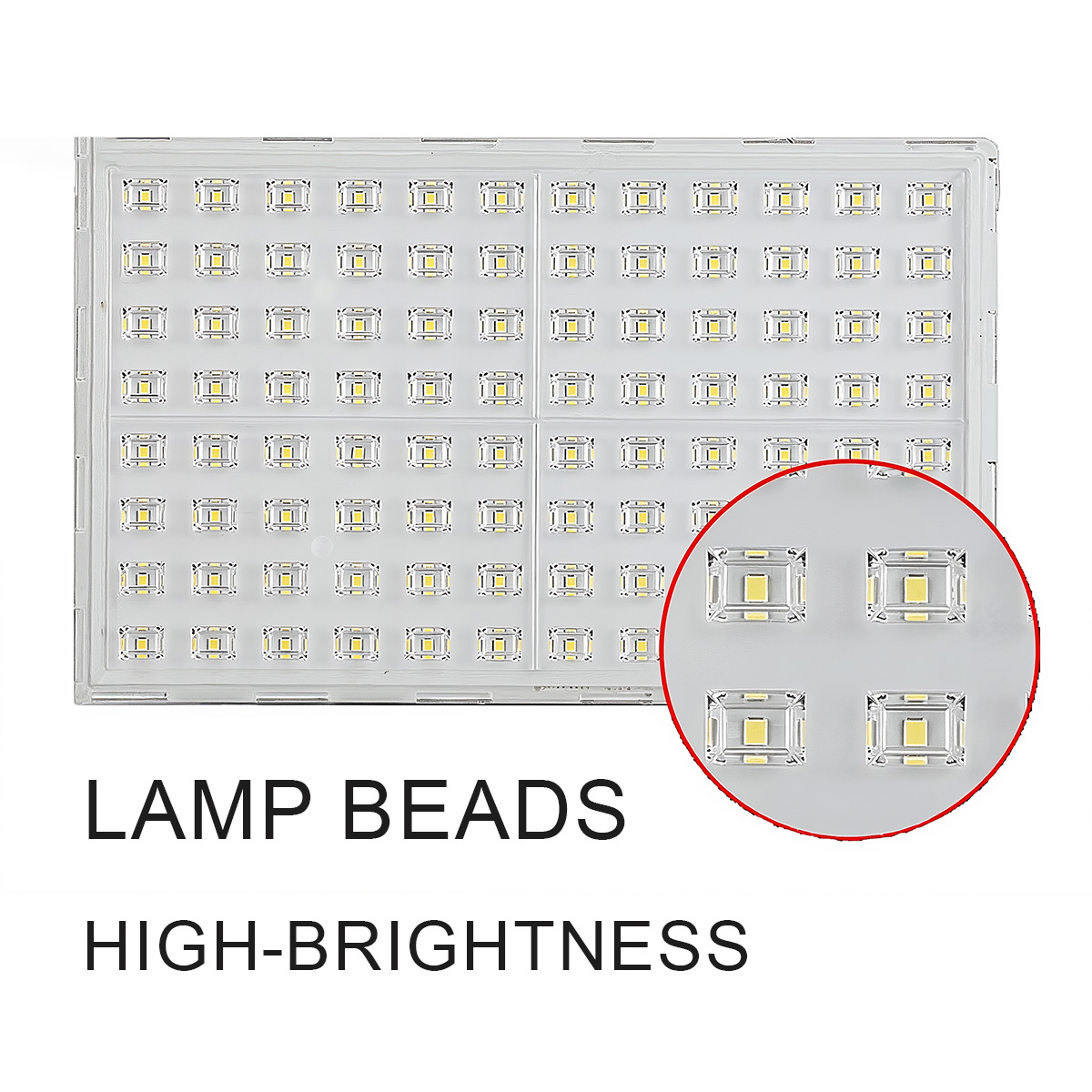 50W-600W LED Flood Light Outdoor IP66 Waterproof High Lumen Security Lighting for Garden Yard Building Facade Warehouse Factory