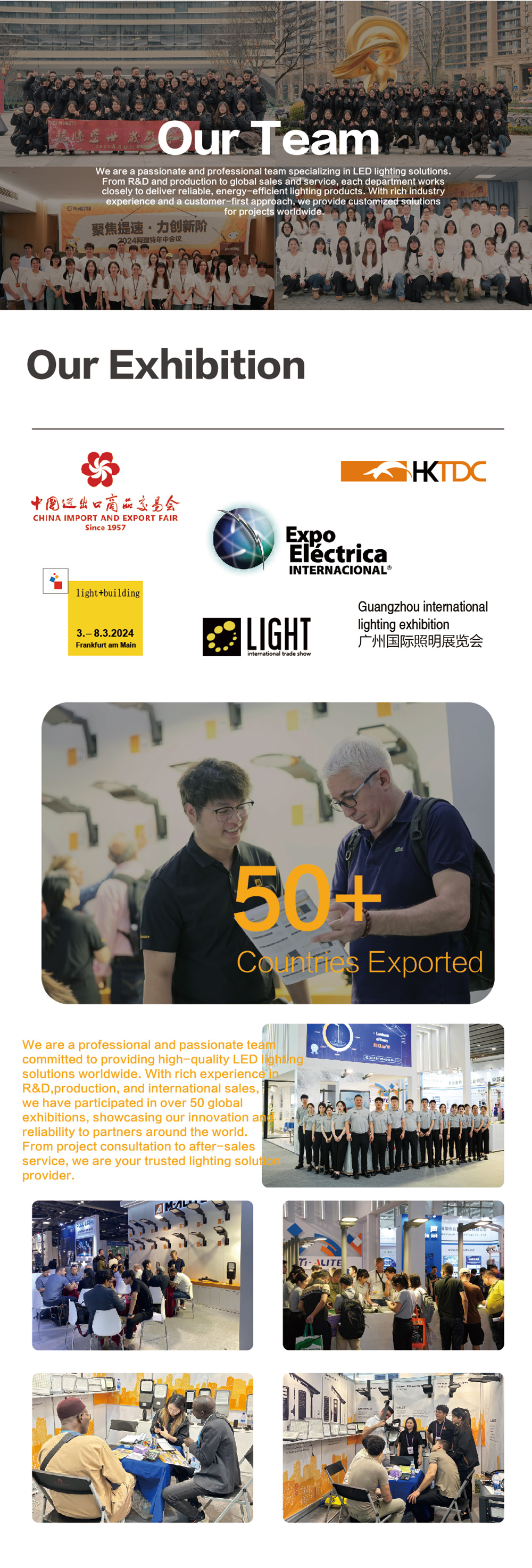 Industrial LED street light view 8