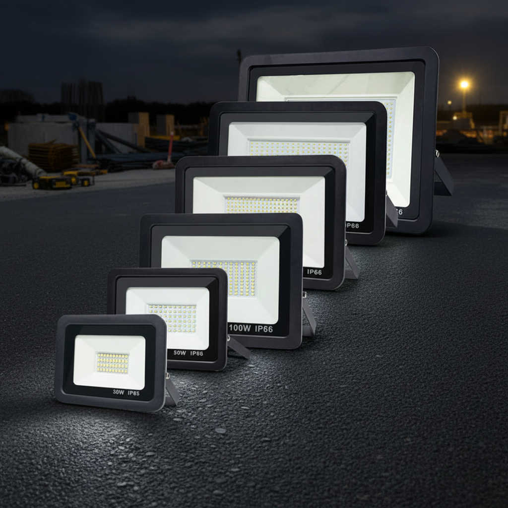 Energy Saving Floodlight Factory IP66 Waterproof Outdoor Projector Yard Garage 30w 50w 100w 150w 200w 300w Led Flood Light